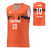 Basketball Jersey Mountains - Orange